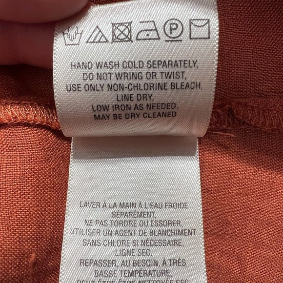 Anthropologie Holding Horses Tunic Top Small Ginnie Linen 3/4 Puff Sleeve‎ - Picture 12 of 14